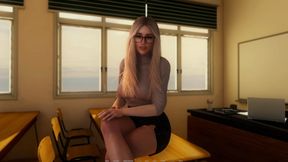 Desirium 02 - Gets a Boner Watching Horny GF Playing With His Thick Big Cock, Slut Playing With Huge Dick