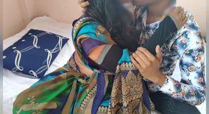 Indian Sarika Bhabhi Full Hot Sexy Romance in Saree with Her Husband
