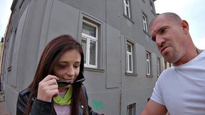 HUNT4K. Bruiser receives cash from stranger who wants to fuck his wife