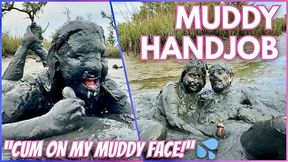 Milked in the Muck - Muddy Handjob [1st Angle]