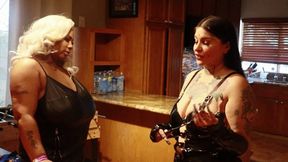 Mistress Dolly Teaches Mistress Cream in the Art of Domination