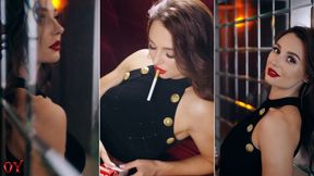 I enjoy my strong cigarette