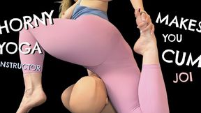 Horny Yoga Teacher Makes You Cum JOI