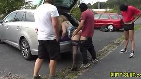 Cumslut Nicole's Filthy Dogging Gangbangs