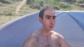 step gay dad series - surfs up - clothing optional!