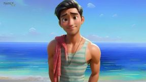 step gay dad series - surfs up - clothing optional!