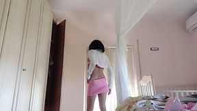 my step sister is doing a casting for a porn movie. they asked her for this short presentation video
