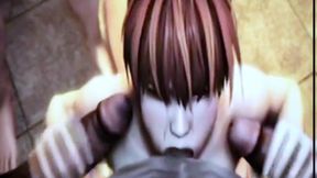 Beautiful woman threesome - Hentai 3D 67