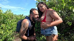 aventuras do casal mattos flagra na praia: nicoly mattos e lukas zaad dominam a novata raquel hot em cenas de sexo selvagem ao ar livre!