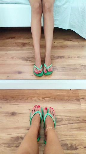 3-min flip flops mirror