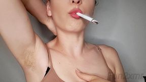 Smoking Marlboro Gold and enchanting you with my hairy, sweaty armpits by Miss Sara
