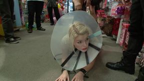 Public Disgrace: Squirting Blond Fuck Puppy Is Eager To Please From Her Hands And Knees