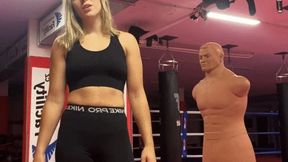 I have a strong super powerful body and I show it loser!