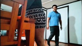 Big ass BBW fucked on the dining room table