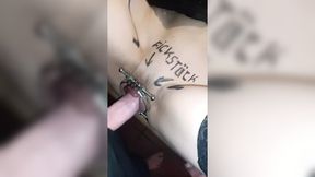 Steel spread pussy  Fixed milf gets fucked