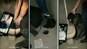 Real Humiliation Session (Toilet Slave) by Bruna and Sabrynna # SD MOBILE