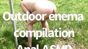 Outdoors Anal&#x1F44C; IrrigationASMR Compilation