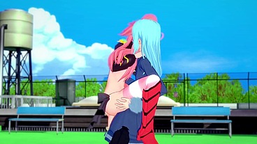 Rimuru fucks Milim standing up - The time i got reincarnated as a slime Parody