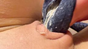 Mommy's Little Dirty Secret&#x1F92B; Gets Massaged to Orgasm&#x1F4A6; Through Panties