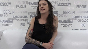 Bombshell Tattoed Girlfriend Cheating In Front Of Camera