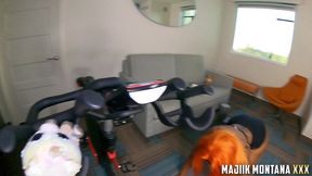 big booty foreign baddie gets her hoe-tel workout plan pov