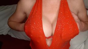 spitting slapping boobs and nipples clips fetish