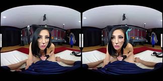 Audrey Bitoni - Treat yourself this Halloween with a busty cat girl thirsty for cream - VR Remast...