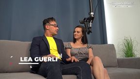 behind the scenes of hot lea guerlin sucking and fucking after podcast