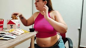 Bloated ChubgetC Devours Post-KFC Fart Binge