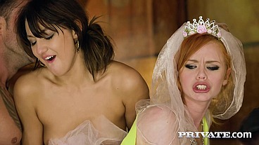 Nightclub orgy complete with squirting, anal and DP