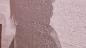 Shadow Silhouette – Theresa Smoke smoking a cigarette in sensual shadowplay