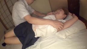 Jap cutie&#039;s soles squirm under feather torture