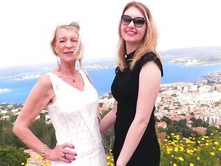 Eva Delage and Lyna Jade (Edited) lesbo - blond - interview - underware - masturbation - older - sixty-nine - JacquieEtMich*l