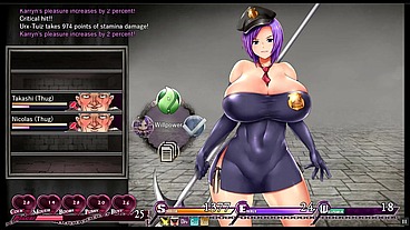 Karryn's Prison Silent Walkthough [PornPlay Hentai game] Ep.7 first bad end after a men bathroom dirty ganbang
