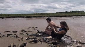 Mud Wrestling--Who Wins, Women or Man!