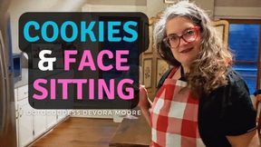 Cookies and FaceSitting POV Taboo Femdom MILF Ass Smother ft: OctoGoddess Big Butt in Pantyhose 1080 Version