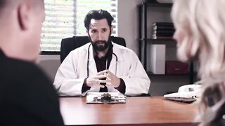 Doctor fucks big boobed mom to impregnate her