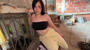 my stepcousin is a complete slut, she loves to fuck when we are alone