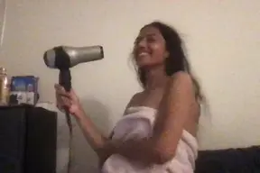 Blow Dry With Me Sabrina Kundu Sitting Porn Star