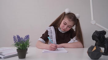 You don &#039_t listen to Daddy , you don &#039_t learn your lessons , you dirty schoolbabe ! First ANAL