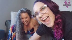 Vicky and Stacy tickling you with fingers and toes- 4k