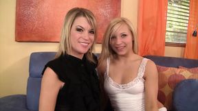 Jessie Fontana got pounded by Alyssa Branch's meat hammer in this XXX romp