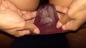 Filthy Panties After a Hard Day's Work