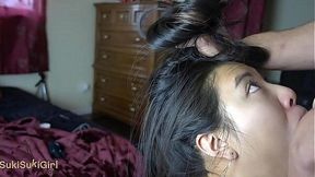 My hot Asian gf is a deepthroat master!