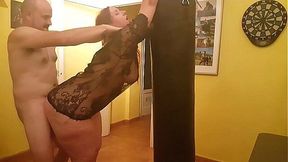 BOUND AND POUNDED - Intense sex with a tied up partner