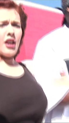 Redhead ultra slut enjoy black dick so much that she fuck him already in car