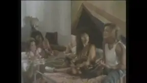 Three Monster Black and White Cocks Fuck and Cum on Moana Pozzi's Big Tits