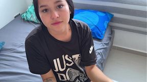 My Curious 18-Year-Old Stepsis Craves My Monster Cock&#x1F346; as a Birthday Treat,&#x5F15;&#x53D1;G Spot Orgasms!