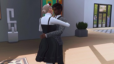 SEXY MAID WAS INTERVIEWED FOR HARD ANAL SEX BY THE BBC (SIMS 4 + HENTAI + SFM)
