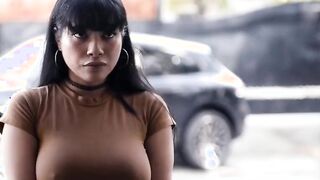 latina teen maid with long breasts still got hired